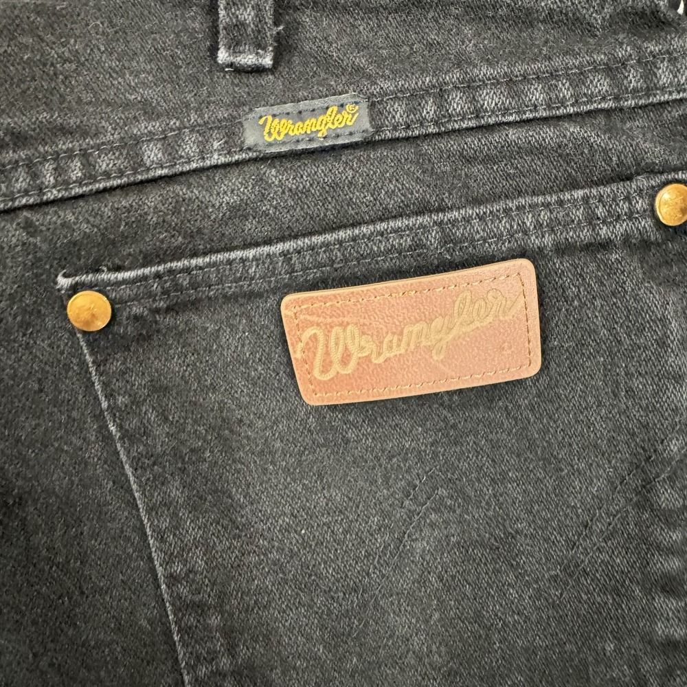 Vintage Wrangler Jeans Mens 38x32 13MWZWK Made In USA 90s Denim Western Straight - Picture 4 of 16